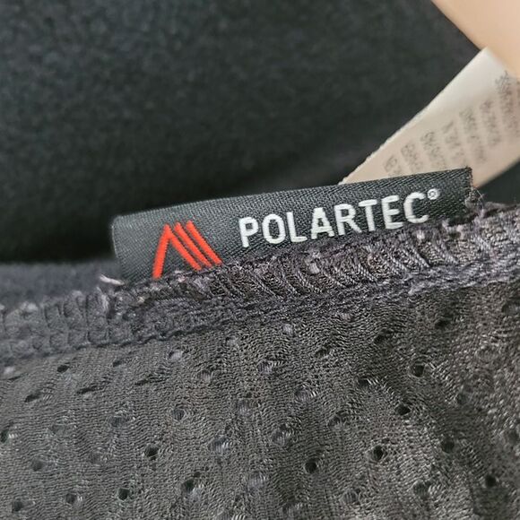 L.L. Bean Size XS Polartec Vest Stretch Fleece Zip Pockets Black Gray - Picture 11 of 12